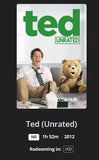 Ted 2-Movie Unrated Collection HD Digital Codes (Redeems in Movies Anywhere; HDX Vudu Fandango at Home & HD iTunes Apple TV Transfer From Movies Anywhere)
