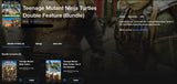 Teenage Mutant Ninja Turtles 2-Movie Collection Vudu Fandango at Home HDX Digital Codes (2 Movies, 2 Codes)