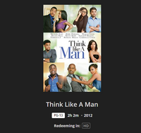 Think Like a Man 2-Movie Collection HD Digital Codes (Redeems in Movies Anywhere; HDX Vudu & HD iTunes & HD Google TV Transfer From Movies Anywhere) (2 Movies, 2 Codes)