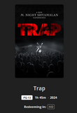 Trap HD Digital Code (2024) (Redeems in Movies Anywhere; HDX Vudu Fandango at Home & HD iTunes Apple TV Transfer From Movies Anywhere)