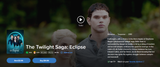 The Twilight Saga: Eclipse iTunes Apple TV 4K Digital Code (2010 Theatrical) (Redeems in iTunes Apple TV; 4K Vudu Fandango Transfers Across Movies Anywhere)