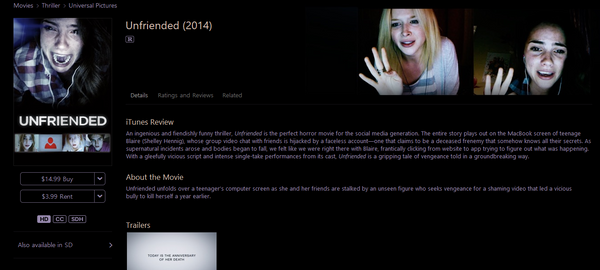 Unfriended full clearance movie 2015