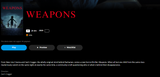 Weapons HD Digital Code (2025) (Redeems in Movies Anywhere; HDX Vudu Fandango & HD iTunes Apple TV Transfer From Movies Anywhere)