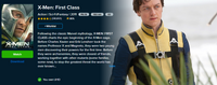 X-Men: First Class iTunes Apple TV 4K Digital Code (2010) (Redeems in iTunes Apple TV; 4K Vudu Fandango at Home Transfers Across Movies Anywhere)