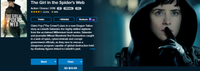 The Girl In The Spider's Web SD Digital Code (Redeems in Movies Anywhere; SD Vudu & SD iTunes & SD Google Play Transfer From Movies Anywhere) (THIS IS A STANDARD DEFINITION [SD] CODE)
