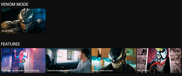 Venom HD Digital Code (2018) (Redeems in Movies Anywhere; HDX Vudu Fan ...