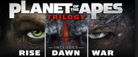 Planet of the Apes Trilogy HD Digital Codes (Redeems in Movies Anywhere; HDX Vudu & HD iTunes & HD Google TV Transfer From Movies Anywhere) (3 Movies, 3 Codes)