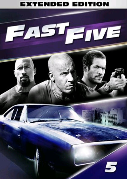 Fast Five HD Digital Code (2011 Extended Edition) (Redeems in Movies Anywhere; HDX Vudu Fandango at Home & HD iTunes Apple TV Transfer From Movies Anywhere)