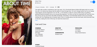About Time iTunes HD Digital Code (Redeems in iTunes; HDX Vudu & HD Google TV Transfer Across Movies Anywhere)