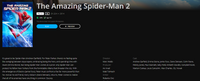 The Amazing Spider-Man 2-Movie Collection 4K Digital Code (Redeems in Movies Anywhere; UHD Vudu & 4K iTunes & 4K Google TV Transfer From Movies Anywhere) (2 Movies, 1 Code)