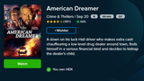 American Dreamer Vudu HDX or iTunes HD or Google TV HD Digital Code (2019)