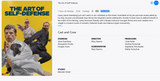 The Art of Self Defense HD Digital Code (2019) (Redeems in Movies Anywhere; HDX Vudu Fandango & HD iTunes Apple TV Transfer From Movies Anywhere)
