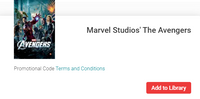 Marvel's The Avengers Google TV HD Digital Code (Redeems in Google TV; HD Movies Anywhere & HDX Vudu & HD iTunes Transfer Across Movies Anywhere)