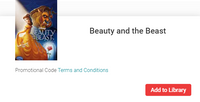 Beauty and the Beast Walt Disney Signature Collection Google TV HD Digital Code (1991 Animated) (Redeems in Google TV; HD Movies Anywhere & HDX Vudu & HD iTunes Transfer Across Movies Anywhere)
