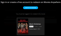 Black Christmas HD Digital Code (2019) (Redeems in Movies Anywhere; HDX Vudu & HD iTunes & HD Google TV Transfer From Movies Anywhere)
