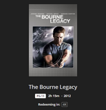 The Bourne Legacy 4K Digital Code (Redeems in Movies Anywhere; UHD Vudu & 4K iTunes & 4K Google TV Transfer From Movies Anywhere)