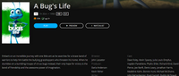 A Bug's Life HD Digital Code (Redeems in Movies Anywhere; HDX Vudu & HD iTunes & HD Google TV Transfer From Movies Anywhere)