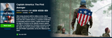 Captain America: The First Avenger Google TV HD Digital Code (Redeems in Google TV; HD Movies Anywhere & HDX Vudu & HD iTunes Transfer Across Movies Anywhere)