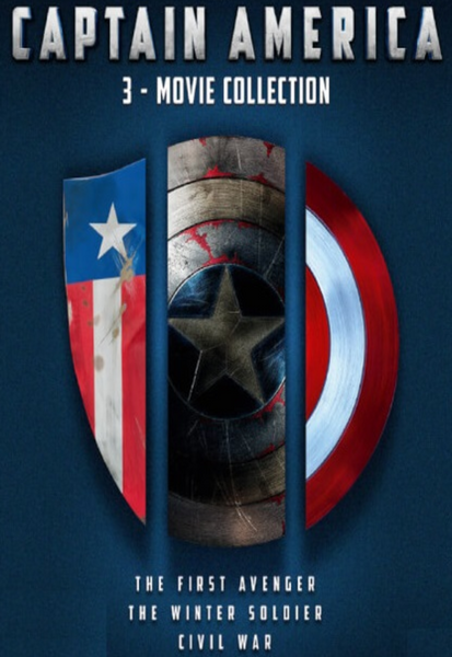 Captain America Trilogy 3-Movie Collection HD Digital Codes (Redeems in Movies Anywhere; HDX Vudu Fandango at Home & HD iTunes Apple TV Transfer From Movies Anywhere) (3 Movies, 3 Codes)