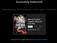 Captain America: Civil War 4K Digital Code (Redeems in Movies Anywhere; UHD Vudu & 4K Google TV & 4K iTunes Transfer From Movies Anywhere)