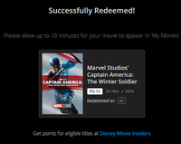 Captain America: The Winter Soldier 4K Digital Code (Redeems in Movies Anywhere; UHD Vudu & 4K iTunes & 4K Google TV Transfer From Movies Anywhere)
