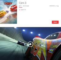Cars 3 Google TV HD Digital Code (Redeems in Google TV; HD Movies Anywhere & HDX Vudu & HD iTunes Transfer Across Movies Anywhere)