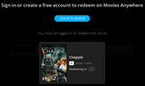 Chappie HD Digital Code (Redeems in Movies Anywhere; HDX Vudu & HD iTunes & HD Google TV Transfer From Movies Anywhere)