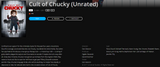 Cult of Chucky iTunes HD Digital Code (Unrated Version) (Redeems in iTunes; HDX Vudu & HD Google TV Transfer Across Movies Anywhere)