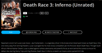 Death Race 3: Inferno HD Digital Code (Unrated Version) (Redeems in Movies Anywhere; HDX Vudu & HD iTunes & HD Google TV Transfer From Movies Anywhere)