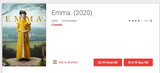 Emma. (2020) HD Digital Code (Redeems in Movies Anywhere; HDX Vudu & HD iTunes & HD Google Play Transfer From Movies Anywhere)