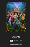 Encanto 4K Digital Code (Redeems in Movies Anywhere; UHD Vudu & 4K iTunes & 4K Google TV Transfer From Movies Anywhere)