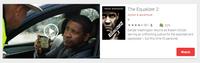 The Equalizer 2 4K Digital Code (Redeems in Movies Anywhere; UHD Vudu & 4K iTunes & 4K Google TV Transfer From Movies Anywhere)