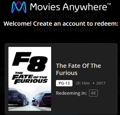 The Fast and Furious Collection on Movies Anywhere