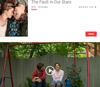 The Fault in Our Stars iTunes 4K Digital Code (Redeems in iTunes; UHD Vudu & HD Google TV Transfer Across Movies Anywhere)