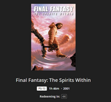 Final Fantasy: The Spirits Within 4K Digital Code (2001) (Redeems in Movies Anywhere; 4K Vudu Fandango at Home & 4K iTunes Apple TV Transfer From Movies Anywhere)