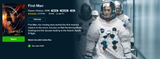 First Man 4K Digital Code (2018) (Redeems in Movies Anywhere; 4K Vudu Fandango at Home & 4K iTunes Apple TV Transfer From Movies Anywhere)