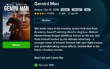 Gemini Man Vudu Fandango at Home 4K Digital Code (2019)