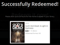 God's Not Dead A Light in Darkness HD Digital Code (Redeems in Movies Anywhere; HDX Vudu & HD iTunes & HD Google TV Transfer From Movies Anywhere)