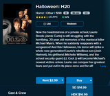 Halloween: H20 - 20 Years Later Vudu Fandango at Home HDX Digital Code (1998)