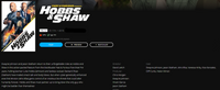 Fast & Furious: Hobbs & Shaw HD Digital Code (Redeems in Movies Anywhere; HDX Vudu & HD iTunes & HD Google TV Transfer From Movies Anywhere)