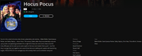 Hocus Pocus iTunes 4K Digital Code (1993) (Redeems in iTunes; UHD Vudu & 4K Google TV Transfer Across Movies Anywhere)