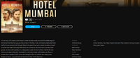 Hotel Mumbai HD Digital Code (2019) (Redeems in Movies Anywhere; HDX Vudu Fandango at Home & HD iTunes Apple TV Transfer From Movies Anywhere)