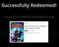 How To Train Your Dragon: The Hidden World HD Digital Code (Redeems in Movies Anywhere; HDX Vudu & HD iTunes & HD Google Play Transfer From Movies Anywhere)