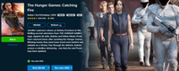 The Hunger Games: Catching Fire Vudu HDX Digital Code (2013)