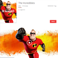 The Incredibles iTunes 4K Digital Code (2004) (Redeems in iTunes; UHD Vudu & 4K Google TV Transfer Across Movies Anywhere)