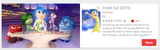 Inside Out Google TV HD Digital Code (Redeems in Google TV; HD Movies Anywhere & HDX Vudu & HD iTunes Transfer Across Movies Anywhere)