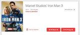 Iron Man 3 4K Digital Code (Redeems in Movies Anywhere; UHD Vudu & 4K iTunes & 4K Google TV Transfer From Movies Anywhere)