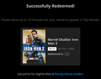 Iron Man 3 4K Digital Code (Redeems in Movies Anywhere; UHD Vudu & 4K iTunes & 4K Google TV Transfer From Movies Anywhere)