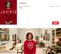Jackie iTunes 4K Digital Code (Redeems in iTunes; UHD Vudu & HD Google TV Transfer Across Movies Anywhere)