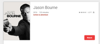 Jason Bourne iTunes 4K Digital Code (Redeems in iTunes; UHD Vudu & 4K Google TV Transfer Across Movies Anywhere)